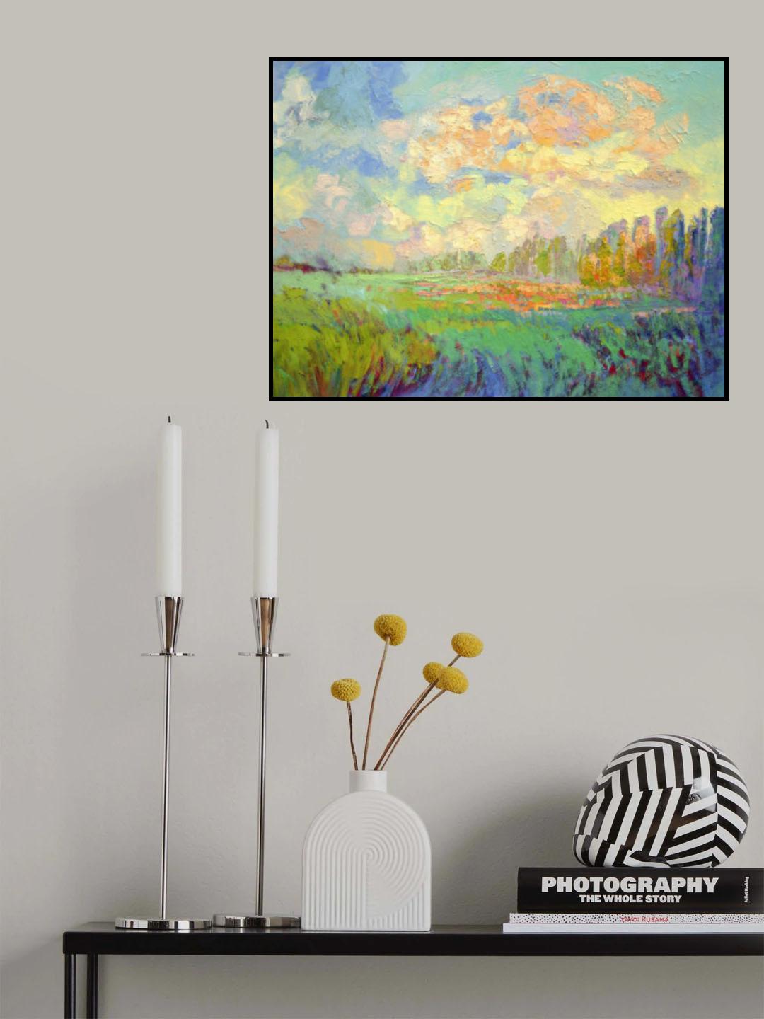 Df1511mydreamrisingbeautifulnewday Poster och Canvastavla