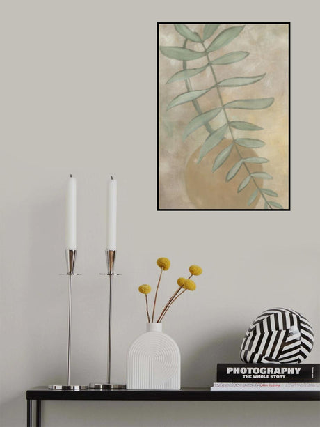 Sang vase with branch Poster och Canvastavla