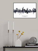 Braunschweig Germany Skyline Poster och Canvastavla
