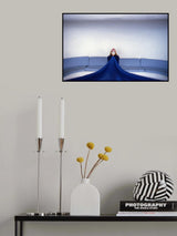 Blue cover (from the series "Imaginations incognito") Poster och Canvastavla