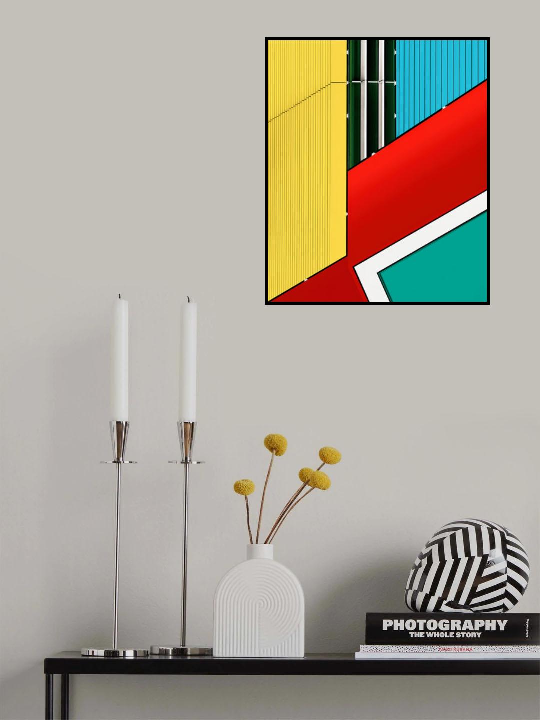 origami facade Poster och Canvastavla