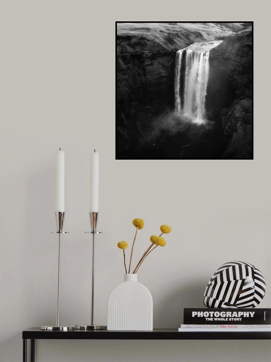 Skogafoss Poster och Canvastavla