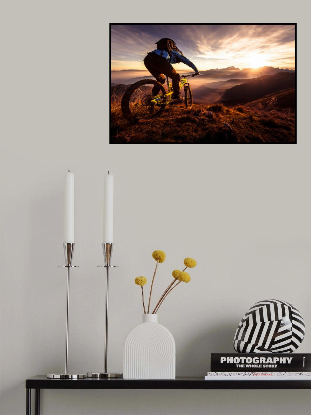 Sunset trail ride Poster och Canvastavla