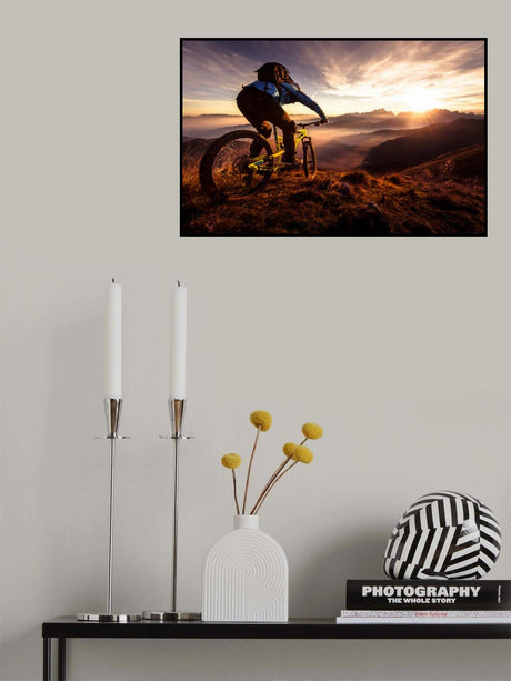 Sunset trail ride Poster och Canvastavla