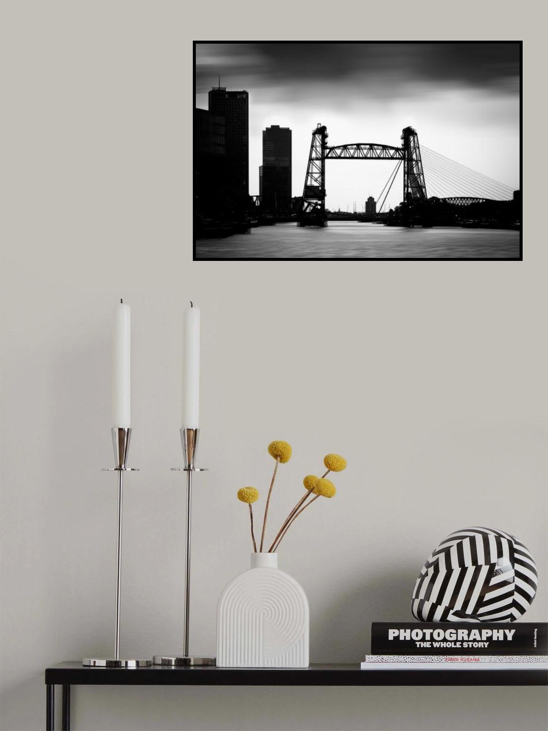 Harbor view Rotterdam Poster och Canvastavla