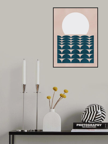 Geometrical Seascape Poster och Canvastavla