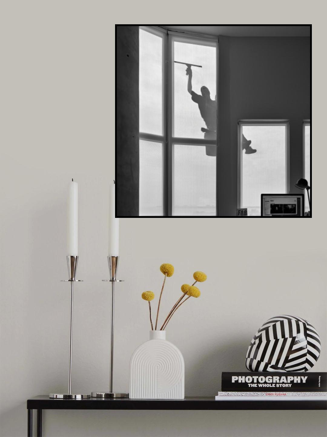 Washing Windows Poster och Canvastavla