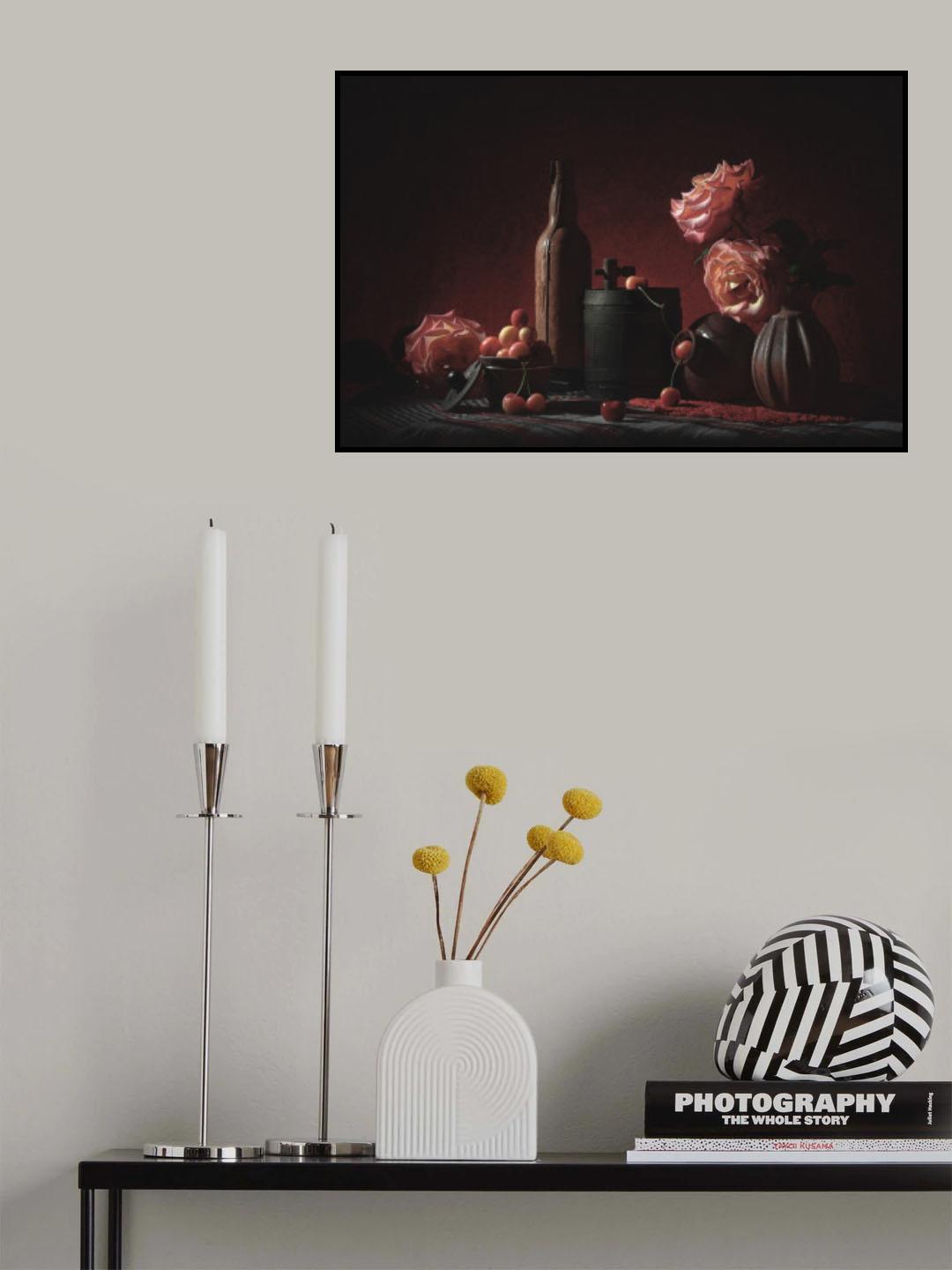 Double Delight Rose Poster och Canvastavla