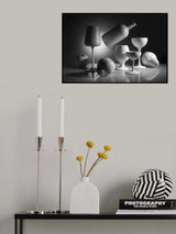 From the series "White on Black" Poster och Canvastavla