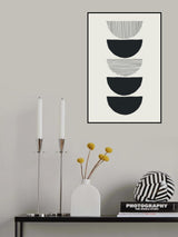 Circles and Lines #1 Poster och Canvastavla