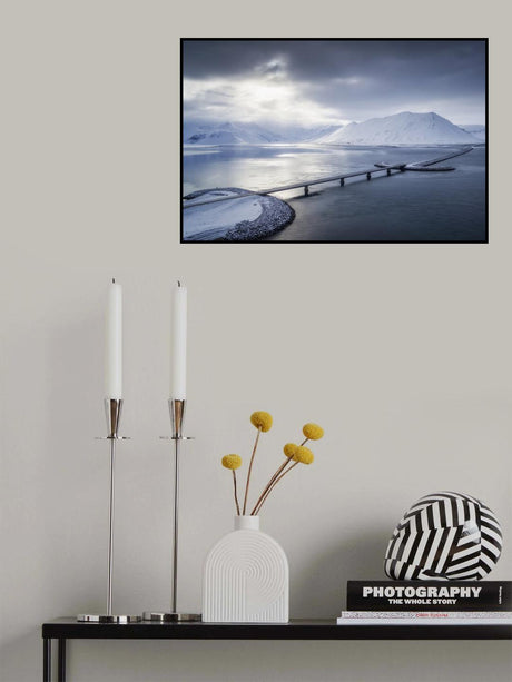 Road in Iceland Poster och Canvastavla