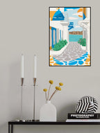 A Street in Greece Poster och Canvastavla