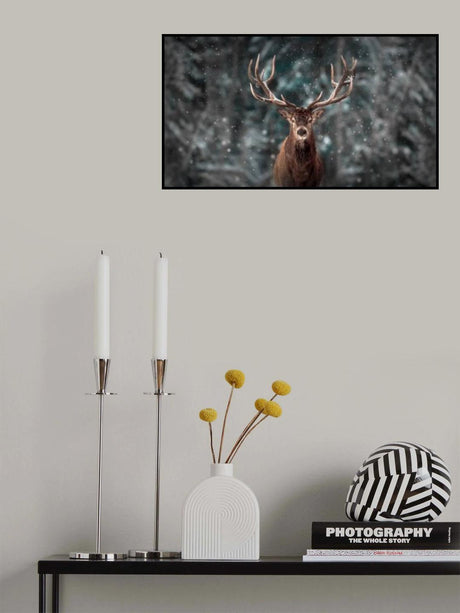 Deer King Poster och Canvastavla