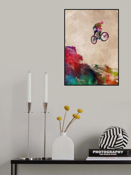 Cycling sport art 7 Poster och Canvastavla