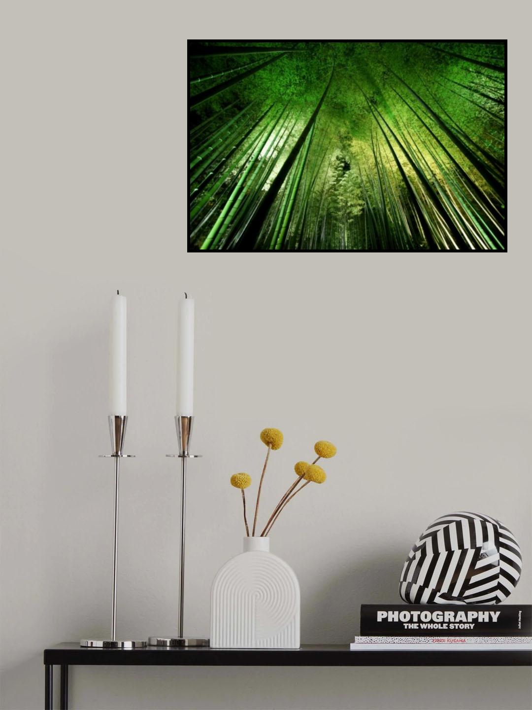 Bamboo night Poster och Canvastavla