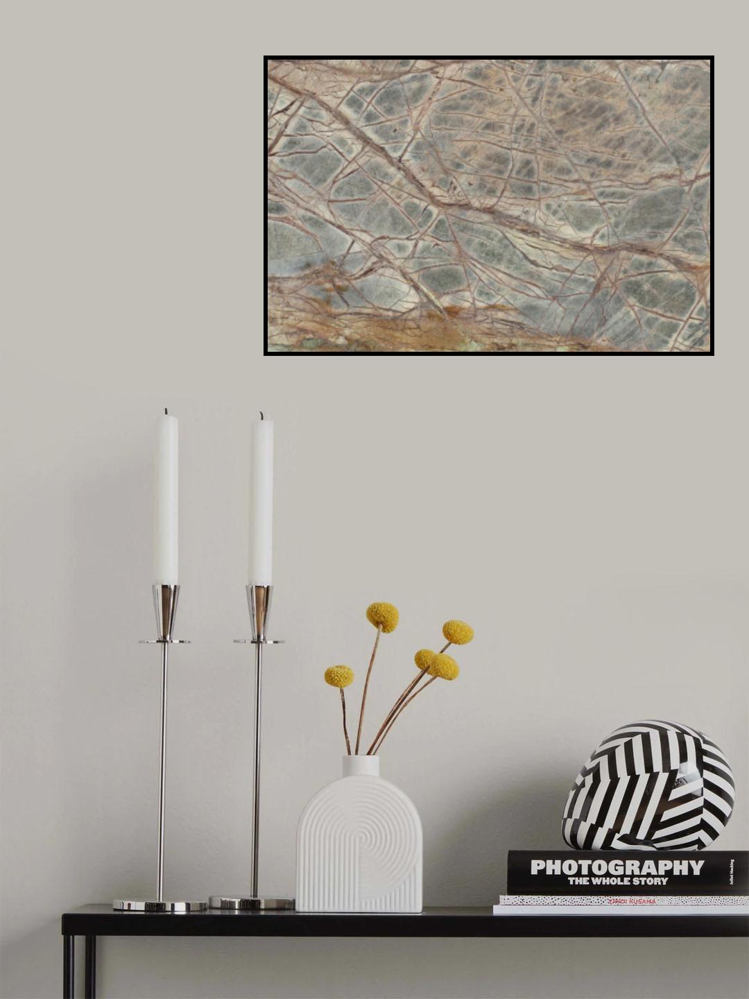 Emperador Brown Marble I Poster och Canvastavla