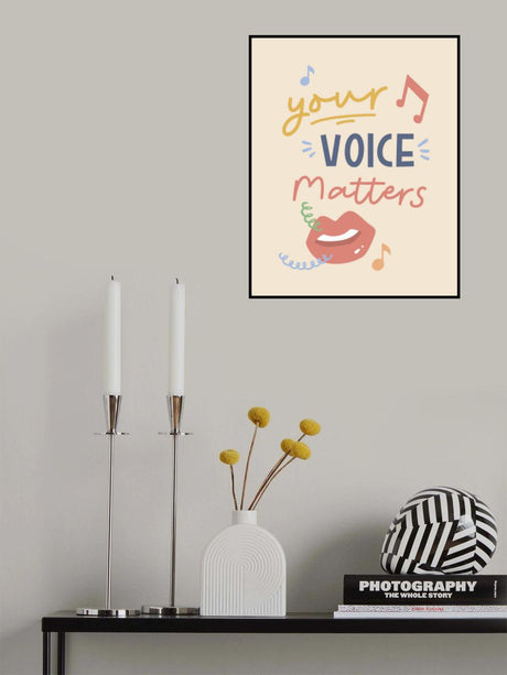 Your Voice Matters Poster och Canvastavla