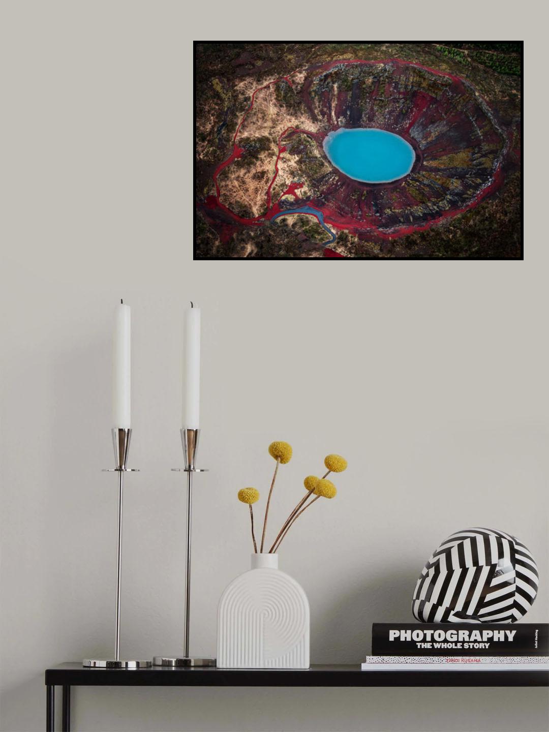 Volcanic vent Poster och Canvastavla