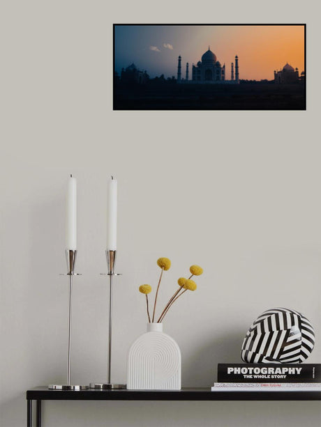 Sunset at Taj Poster och Canvastavla