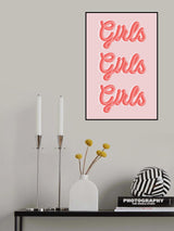 Girls Girls Girls Poster och Canvastavla