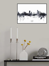 Liege Belgium Skyline Poster och Canvastavla