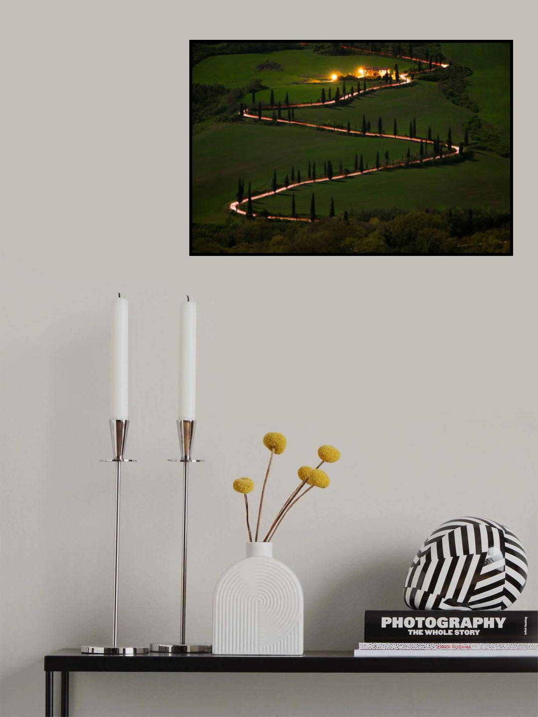 road of light Poster och Canvastavla