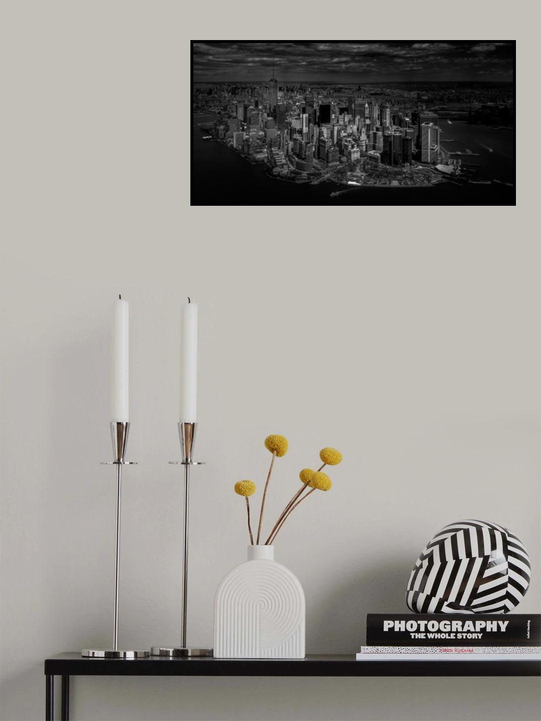 Manhattan - bird's eye view Poster och Canvastavla