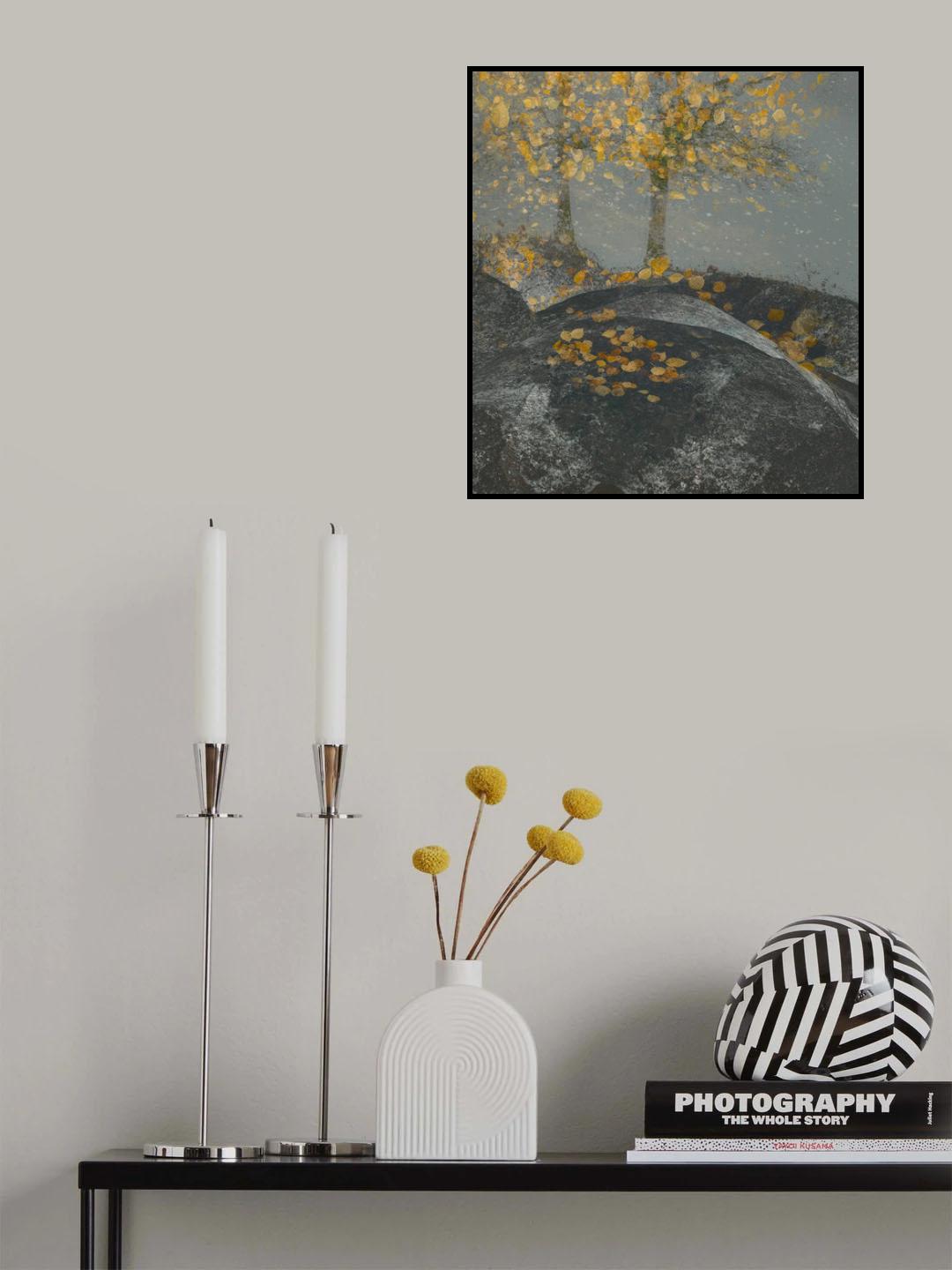 Falling leaves Poster och Canvastavla
