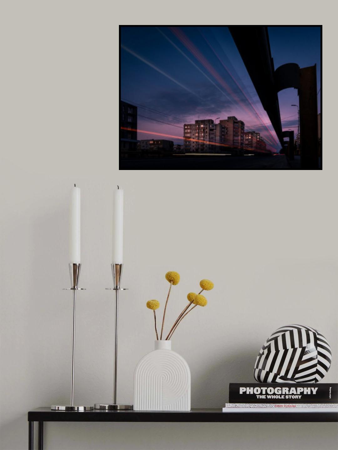 Bus lights Poster och Canvastavla