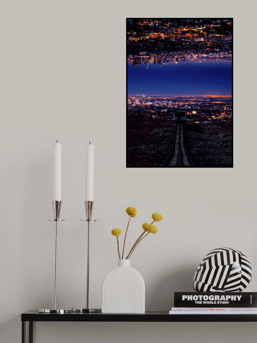 City Upside Down Poster och Canvastavla