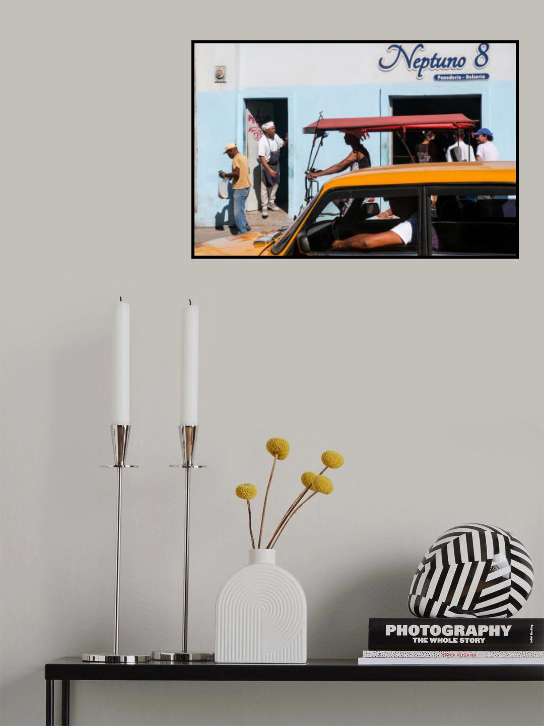 Cuban Street Life Poster och Canvastavla