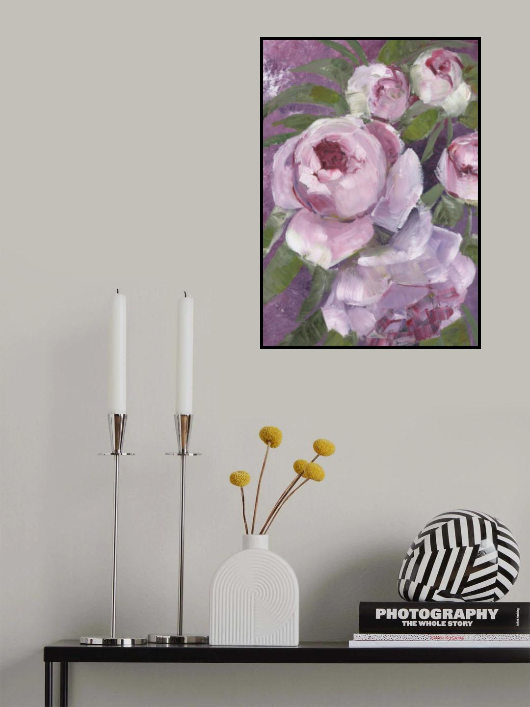 Rylee painterly roses Poster och Canvastavla
