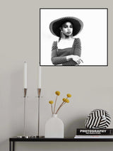 Helen in Black White Poster och Canvastavla