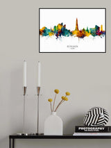 Reykjavík Iceland Skyline Poster och Canvastavla