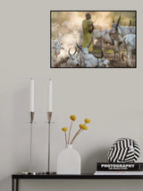 A Dinka herder Poster och Canvastavla
