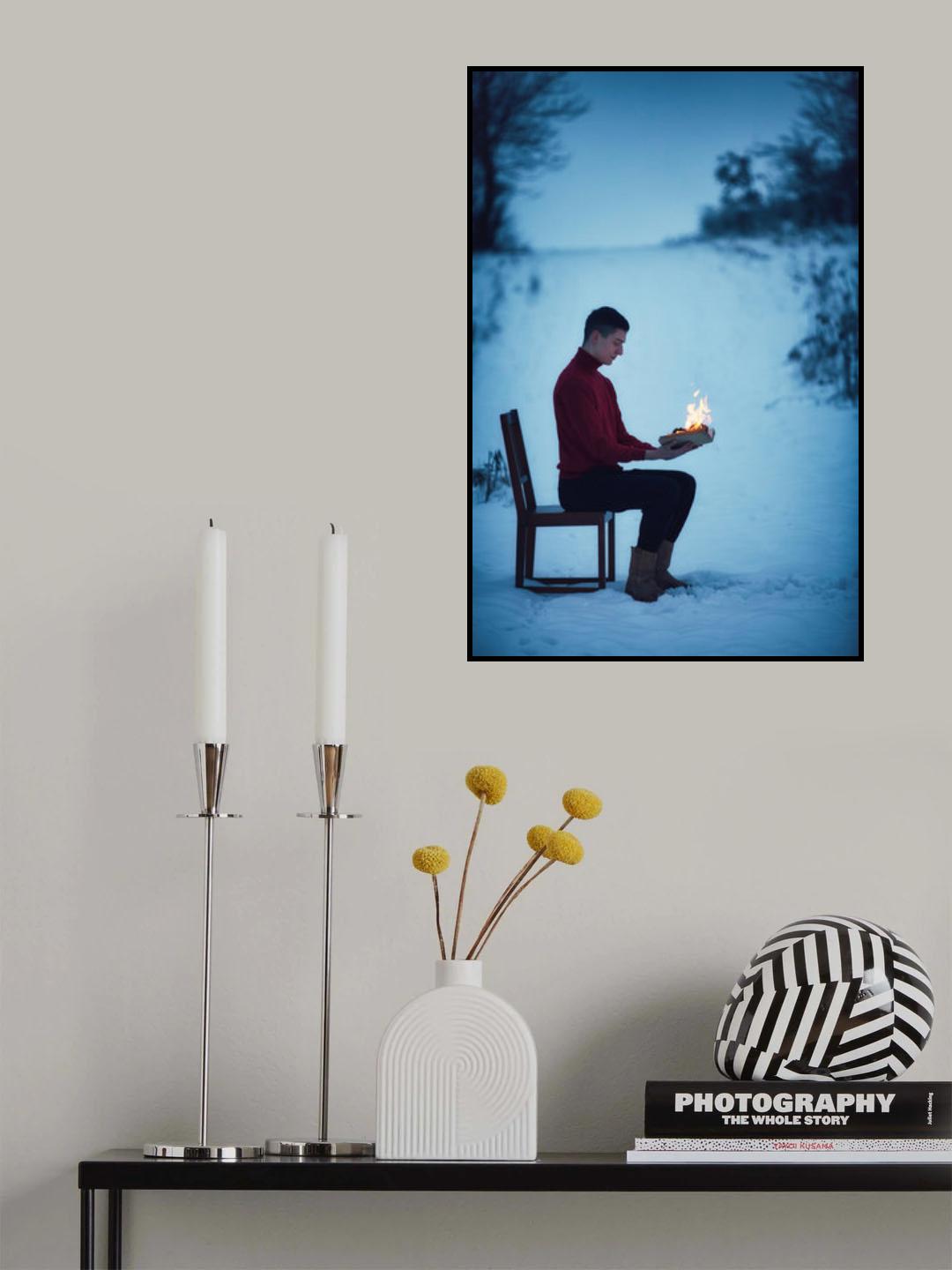 Burning Poster och Canvastavla