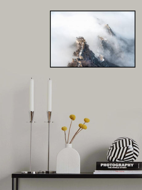 Cloud over the GreatWall Poster och Canvastavla