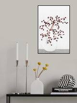 Vase_berries Poster och Canvastavla