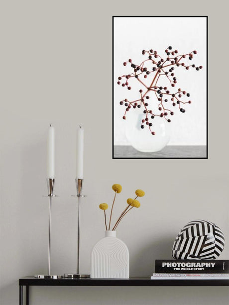 Vase_berries Poster och Canvastavla
