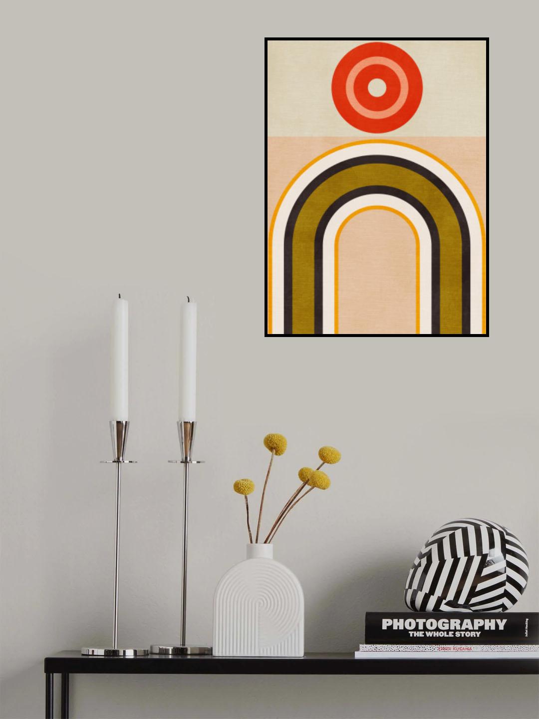 Rainbow Suns 9 Poster och Canvastavla