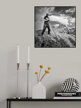 charcoal workers Poster och Canvastavla