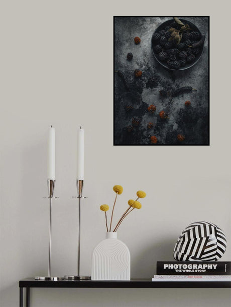 Black Strawberry Poster och Canvastavla