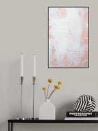 White on Orange Poster och Canvastavla