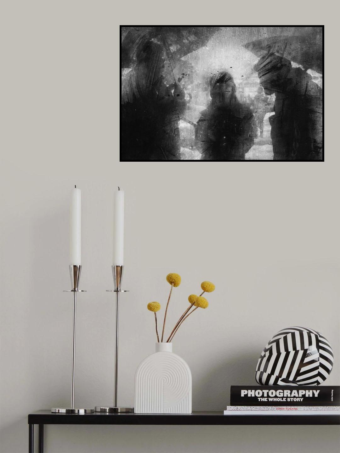 Rainy secret Poster och Canvastavla