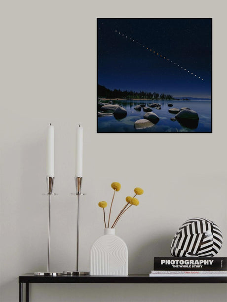 Total Lunar Eclipse Poster och Canvastavla