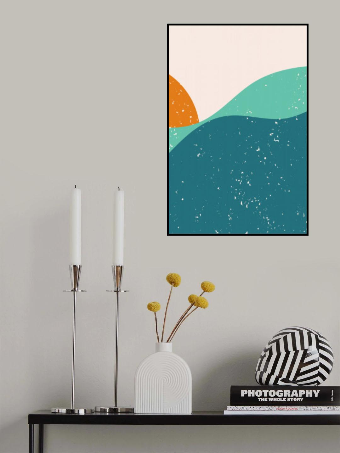 Minimal Abstract Mountains #1 Poster och Canvastavla