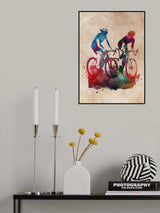 Cycling sport art 3 Poster och Canvastavla