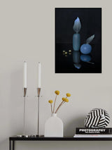Blue leaves Poster och Canvastavla