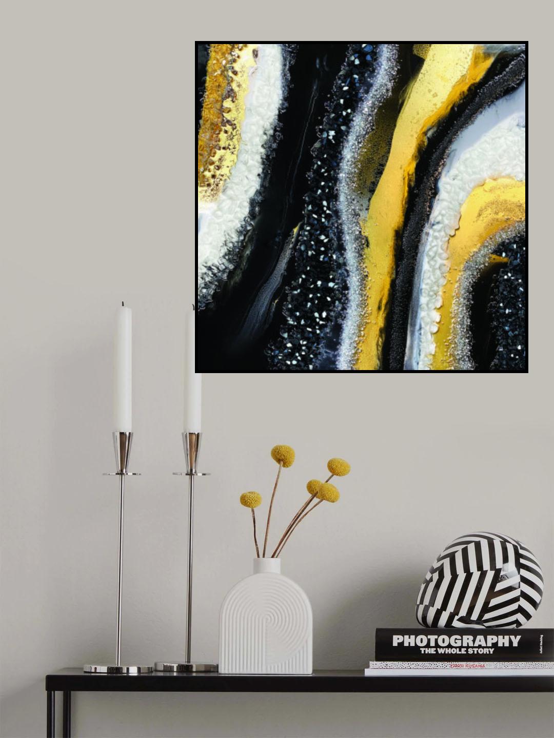Black Agate Poster och Canvastavla