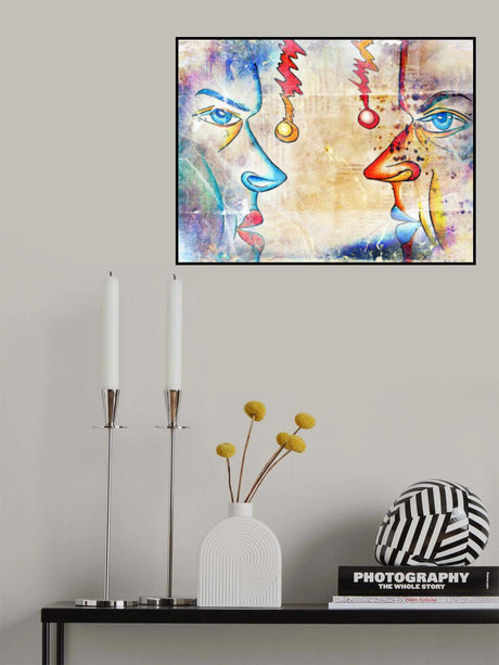 Faces of the duality of soul Poster och Canvastavla